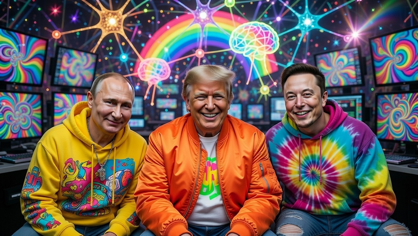 путин трамп маск нейросеть