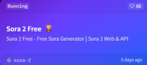 Sora 2 Web Free (Hugging Face Space)